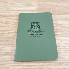 Rite In The Rain Mini Stapled Binding Notebook 3 Pack Green Field-Flex Cover