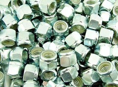 (50) Nyloc 5/8-11 Hex Locking Nuts Coarse Thread Zinc Nylock