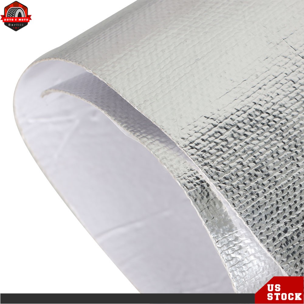 24In × 12In × 0.04In Adhesive Backed Aluminized Heat Barrier New