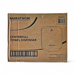 Marathon Manual Centerpull Paper Towel Dispenser, Black