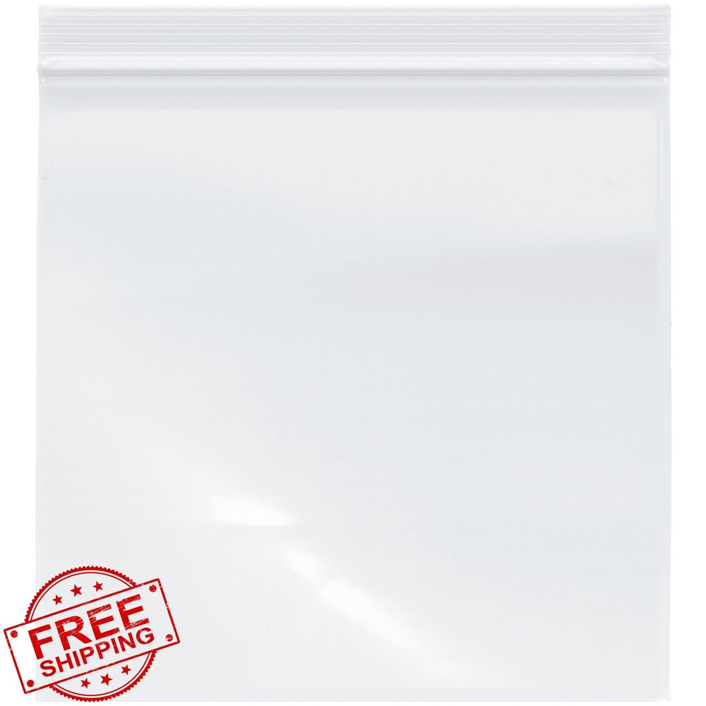 Plymor 8×8 4 Mil Zipper Bags 500 Count