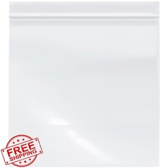 Plymor 8×8 4 Mil Zipper Bags 500 Count