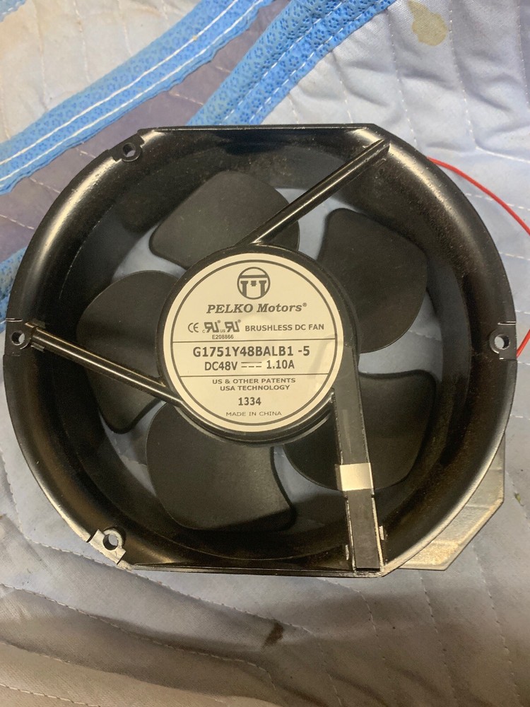 1pcs PELKO Motors G1751Y48BALB1-7 17051 48V 1.15A Large air volume metal DC fan