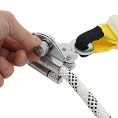 25ft Vertical Lifeline 3527.4lbs Lanyard Fall Arrester Protection Equipment Rope