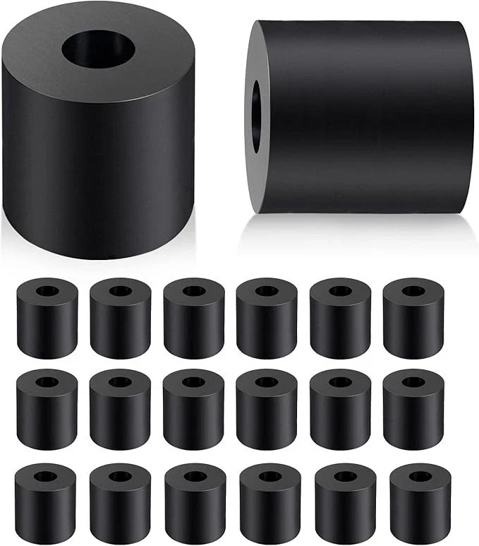 Rubber Spacer 1 Inch OD X 3/8 Inch ID X 1 Inch Thickness Rubber Bushing round Th