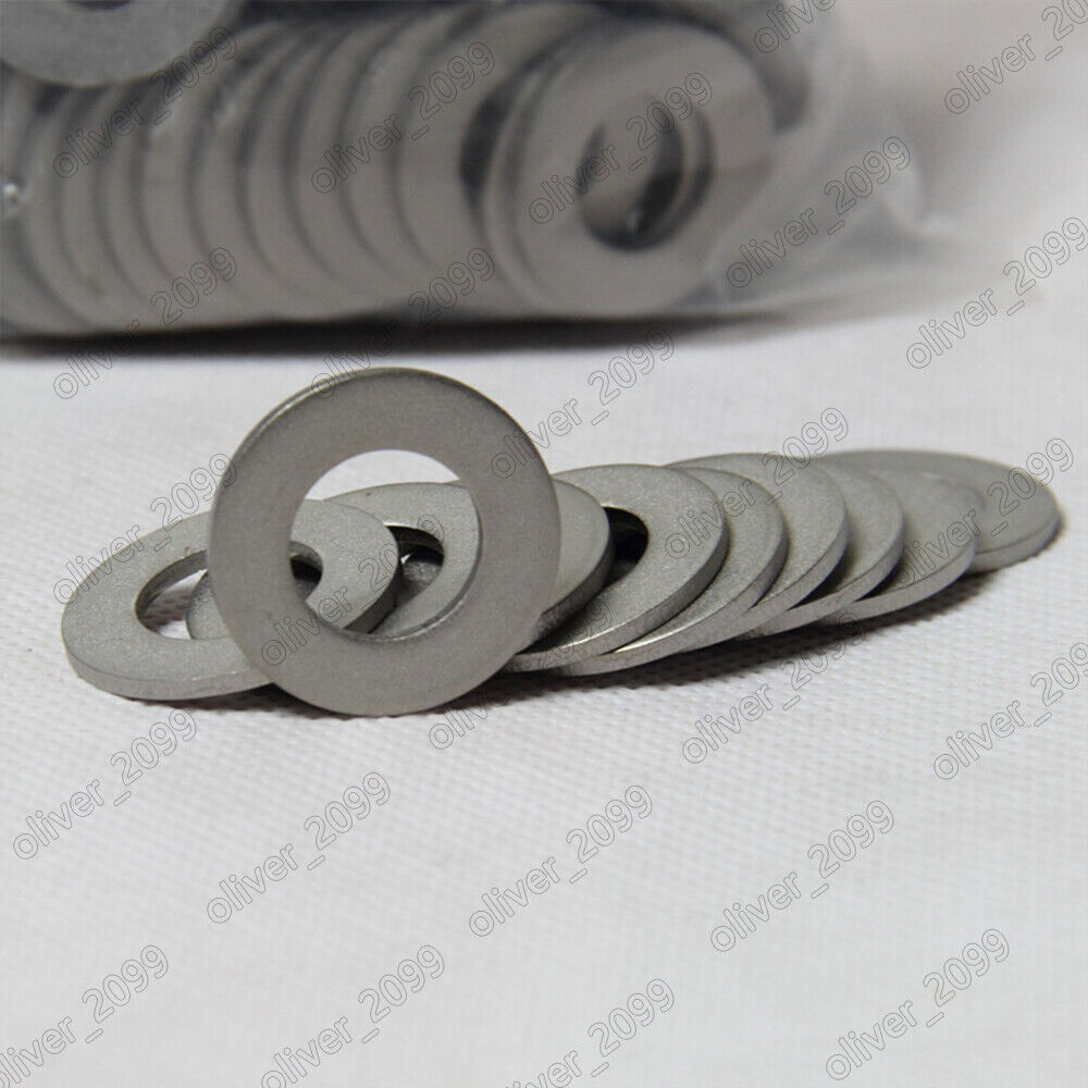 GR2 Titanium Flat Washers M2 M2.5 M3 M4 M5 M6 M8 M10 M12 M14 M16 M18 M20 M22 M30