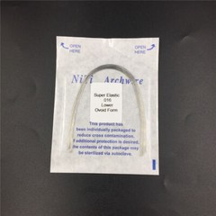 Dental Orthodontic Arch Wire Super Elastic Niti Round Ovoid Upper/Lower 012-020