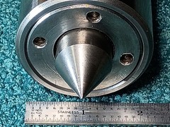 Bardons & Oliver 307-B Live Center 1.5″ Straight Shank 8″ OAL 2.3″ Head