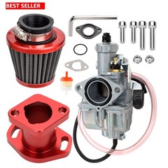 High-Performance Carburetor with Air Filter for Predator 212cc Go Karts – Red