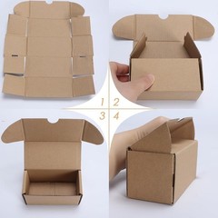 Lightweight 50 Pack Cardboard Shipping Boxes for Small Business & DIY Gifts