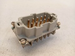 Amphenol Tuchel C146 10A010 002 1 Male Pin 16A 380V 20Hz 10 Pins