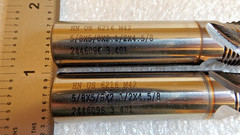 New 2 Widia Hanita 4 Flute HN US 6216 M42 Roughing End Mills