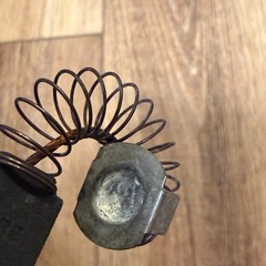 4pcs DC Carbon Brush Pure L-54 Spring Brushes 5/8″ x 1/2″ x 1/4″ Eared Cap