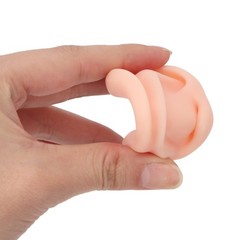 ¦3 Pairs Silicone Ear Model Soft Flexible Ears 3 Colors Artificial Reusable For