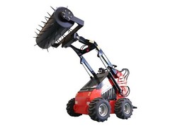 mini skid steer Lawn Scarifier loader attachments for TYPHON STOMP skidsteer