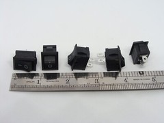 5 Pcs Pack Lot KCD 101 6A 250V AC 10A 125V 2 Pins 2 Position Power Button Switch