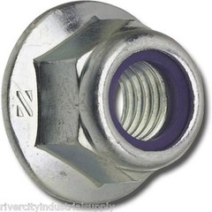 (2) 5/8-11 Nylon Insert Hex Flange Lock nuts / Stop nut / Nyloc 5/8×11