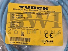 SEALED Turck RJ45 FKFDD 440-1.5M Female Ethernet Receptacle U-61793 Lot of 10
