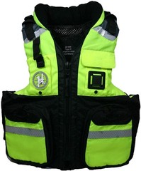 First Watch AV-800 Four Pocket Flotation Vest – Black – XXL to 3XL