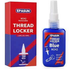 Blue Red 50mlx2 Thread Lock Medium Strong for Nuts Bolts Fasteners