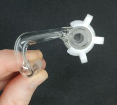 10mm Female to 10mm Male Sidecar Glass Drop Down Reclaim Removable Jar USA