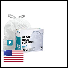 Plasticplace Custom Fit Trash Bags Compatible Simplehuman Code F 100 Count