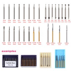 Dental Round Tungsten Steel Carbide Burs FG RA Bur for High Slow Speed Handpiece