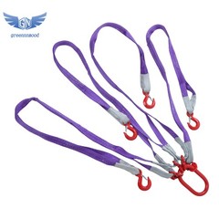 5ft 6610lbs Chain Sling for Lifting with G80 Alloy Steel Four Legs Grab Hook