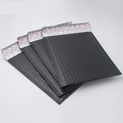 ProLine #0 6×10 Inches Extra Wide Matte Metallic Black Bubble Mailers Seal CD…