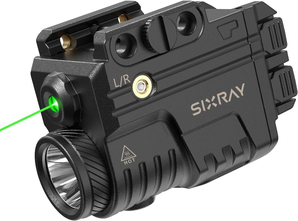 Green Beam and Flashlight for Pistol, Rechargeable Laser Light Combo