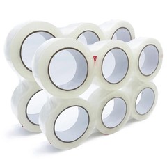 12 Rolls Shipping Packaging Box Packing Sealing Tape 2 mil 2″ x 110 Yard 330FT
