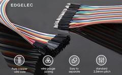 120pcs Breadboard Jumper Wires 20cm Wire Length Optional Dupont Cable Assorted