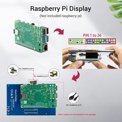 5-Inch Resistive Touch Screen TFT LCD Display, 800×480 HD Resolution, Compati…