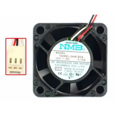NMB-MAT 1608KL-04W-B59 T67 DC 12V 0.15A 40x40x20mm 3-Wire Cooling Fan