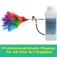 Airbrush Cleaner 1000ml – Non-Toxic, Multi-Use for Acrylic Paints & Art Supplies