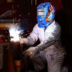 Auto Welders Darkening Helmet Welding Mask Solar Powered ARC TIG MIG Grinding