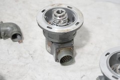 Lot of 16 rotary encoders: mostly Mitsubishi, Tamagawa OSE-5KN-6-12-108