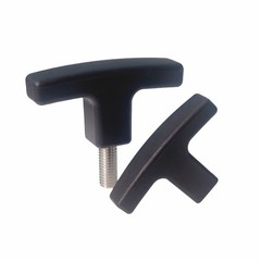 M6 M8 M10 M12 Plastic Tee Wing Knob T-Shape Clamping Thumb Screw Hand Grip Bolt