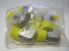 Parker 3/8" Triple-Lok Male Elbows 37° Flare NPTF Pack of 5 6-12 CTX-S