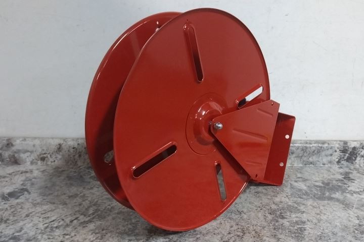 Moon American 1430-1 1-1/2 In Hose Dia Red Wall Mount Fire Hose Reel