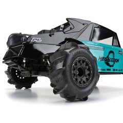 Pro-Line Racing Dumont Paddle Sc 2.2/3.0 Mtd Raid Blk F/R Pro1018510 Rc Tire