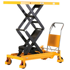 APOLLOLIFT 1760lb Heavy Duty Hand Lift Table Hydraulic Trolley Cart 59″ Max Lift