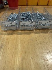 Vintage Stock Rivet Set 1/8 5/32 3/16 Various Lengths Kit