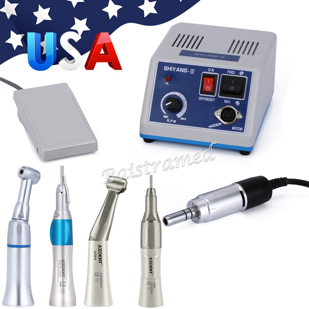 Dental Lab MARATHON-III Micromotor Electric 35K RPM Polishing Handpiece For N3