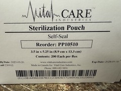 Vital Care #PP10510 Self-Seal Sterilization Pouch, 3.5″ x 5.25″ – box of 200