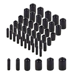 Rubber End Caps 60pcs Flexible Screw Thread Protector Caps Bolt Cover