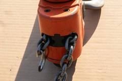 Columbus McKinnon CM Lever Chain Hoist 1-1/2 Ton x 20′ Lift. Great Shape
