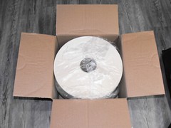 24,000 Adhesive Labels 4″X2″ Shipping Address Labels 2-Yumbo Rolls Read descrip-
