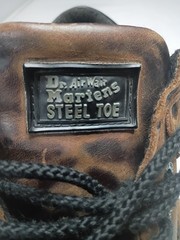 Dr. Martens P0313 Industrial Steel Toe Safety Work Shoes Brown Men’s Size 13 EH