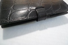 MULBERRY – POCKET BOOK AGENDA – MADE @ UK – BLACK CONGO LEATHER – NEW OLD STOCK